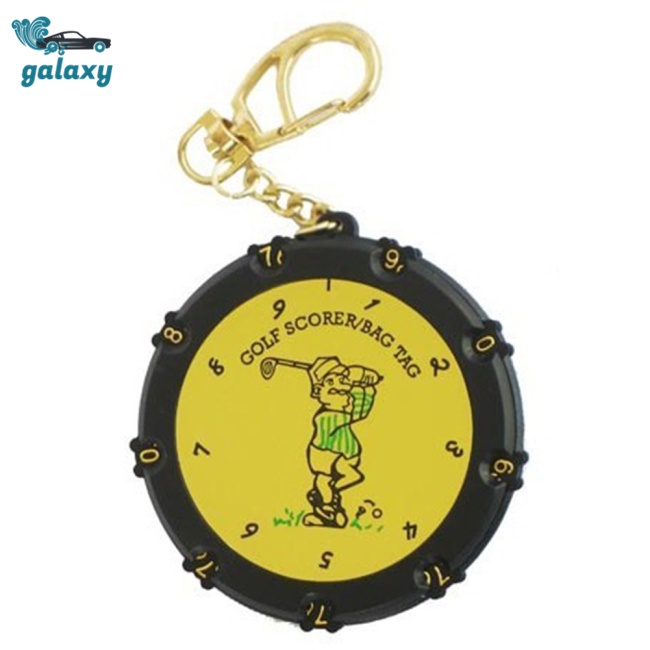 Galaxy Máy Đếm Điểm Chơi Golf 18 Lỗ Kèm Móc Khóa Tiện Dụng