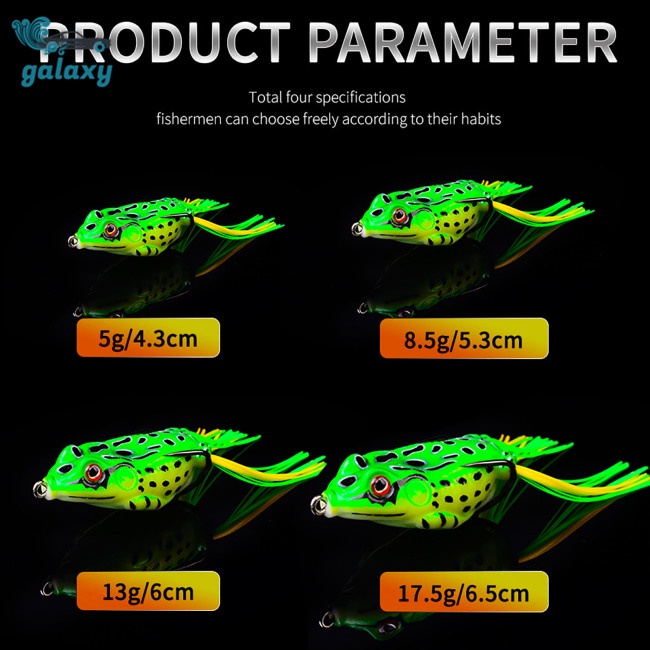 Galaxy Set 5 Mồi Câu Cá 3d 5g 9g 13g 17.5g Chuyên Nghiệp