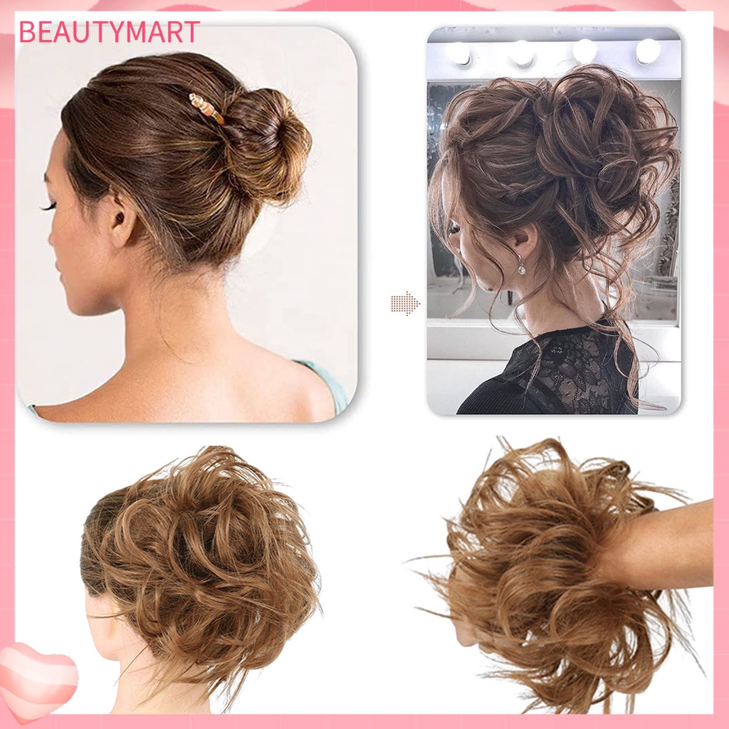 [beautymart] Tóc Giả Thắt Bím Đuôi Ngựa Giả Bằng Lụa Phồng Tự Nhiên Tinh Tế Thời Trang Cho Nữ