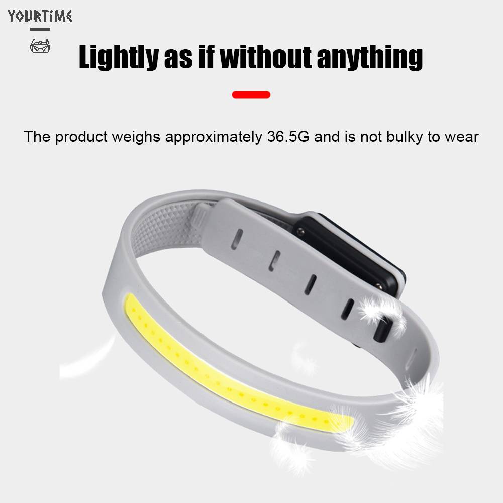 Đèn LED COB 350mAh 500LM IPX4 Chống Thấm Nước Có Thể Sạc Lại Qua Cổng USB