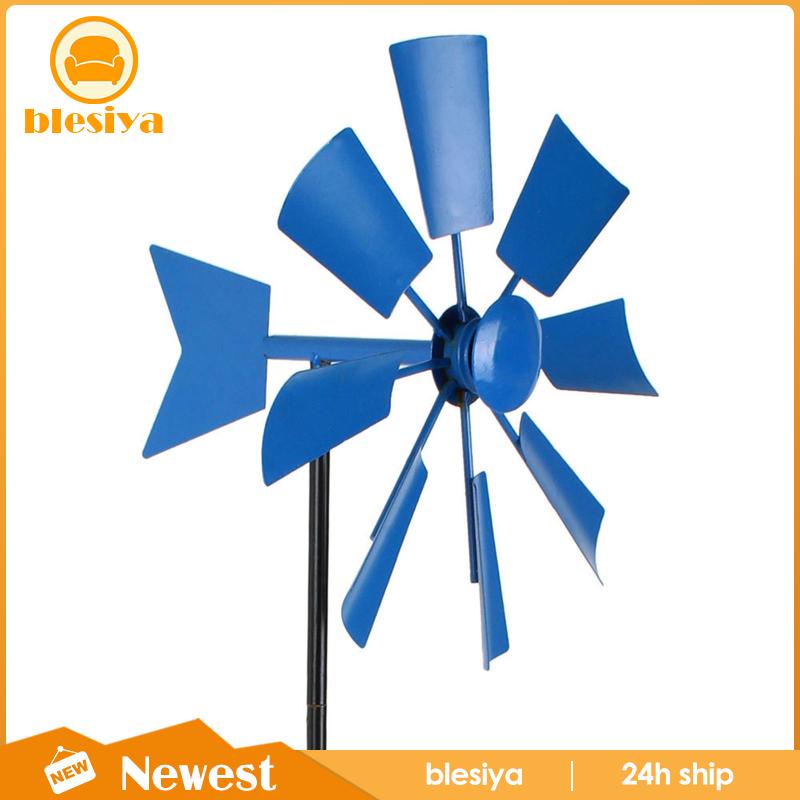 [Blesiya] Cối Xay Gió Điêu Khắc Bằng Sắt Trang Trí Sân Vườn