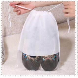 Túi Dây Rút Vải Không Dệt Đựng Giày Dép Tiện Dụng Cho Nam Và Nữ