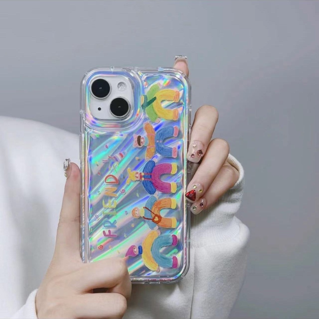 Ốp Điện Thoại Mềm Chống Sốc In Hình Cầu Vồng Cho Iphone xrxsmax12 / 8p / 1413 / pro117