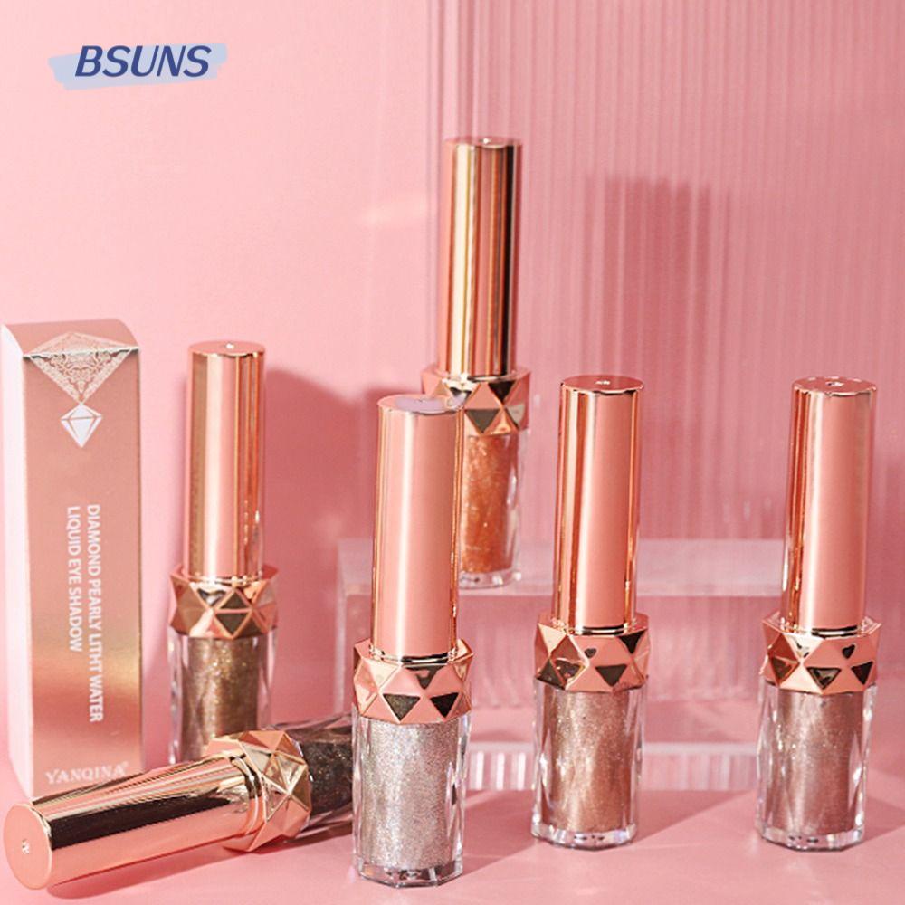 BSUNS Set 2 Phấn Mắt Dạng Lỏng Ánh Kim Tuyến Lấp Lánh Lâu Trôi