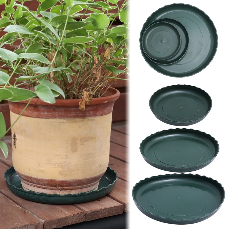 1 Khay Đứng Lót Chậu Hoa Bằng Resin Bền Bảo Vệ Môi Trường
