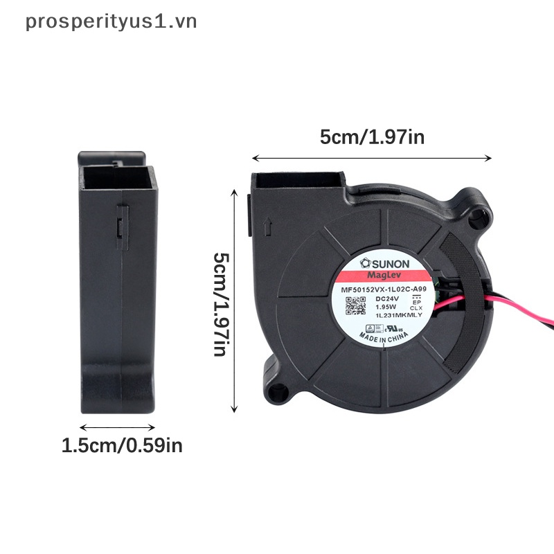 Quạt Tản Nhiệt Sunon 5015 24V 0.41A 5015 Dành Cho Máy In 3D prosperityus1