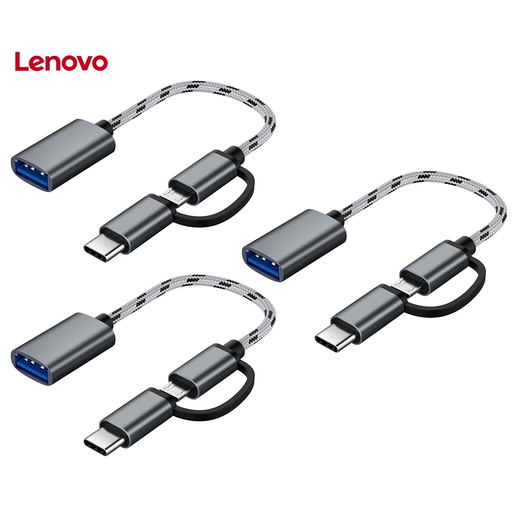 Bộ 3 Dây Cáp USB 3.0 Micro USB Type-C OTG 2 Trong 1 Cho Samsung