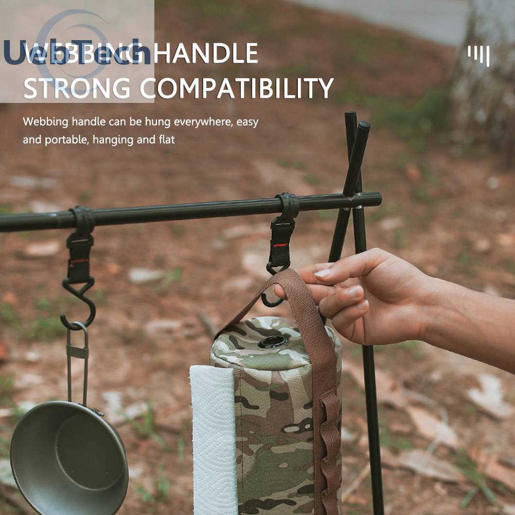 Hộp Đựng Giấy Cuộn Bằng Polyester Tiện Dụng Mang Theo Du Lịch Cắm Trại