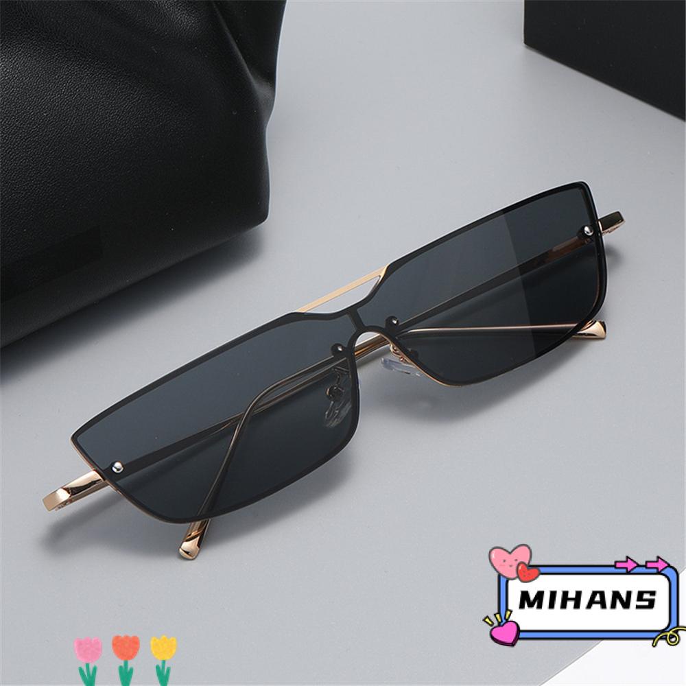 MIH Kính Mát Gọng Kim Loại Chống Tia UV400 Thời Trang