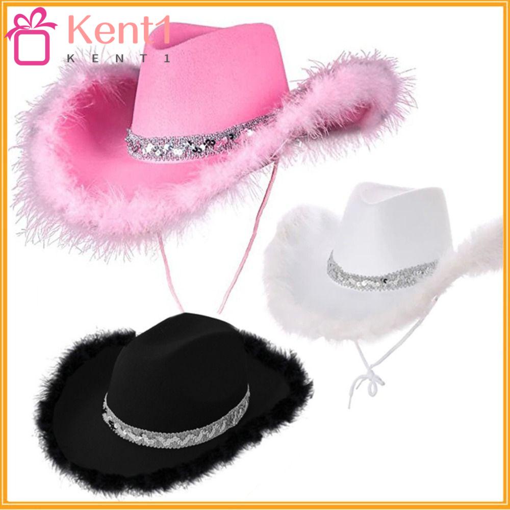 KENT1 Mũ Cao Bồi Đính Kim Sa Vui Nhộn Thời Trang