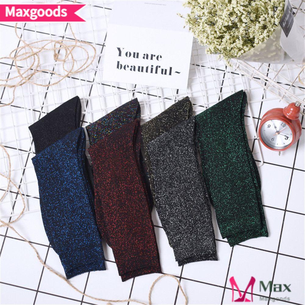 MAXG Tất Dệt Kim Dài Thời Trang Dành Cho Nữ