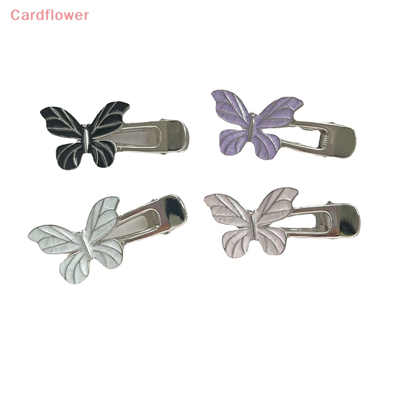 Kẹp Tóc Hình Bướm Bằng Kim Loại Y2K Thời Trang