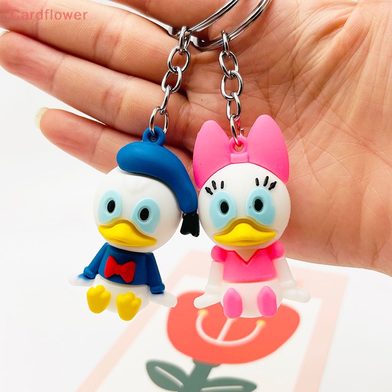 1 Móc Khóa Silicon Hình Chuột Mickey Minnie / Gấu Pooh / Chuột Mickey Dễ Thương Cho Cặp Đôi Mới