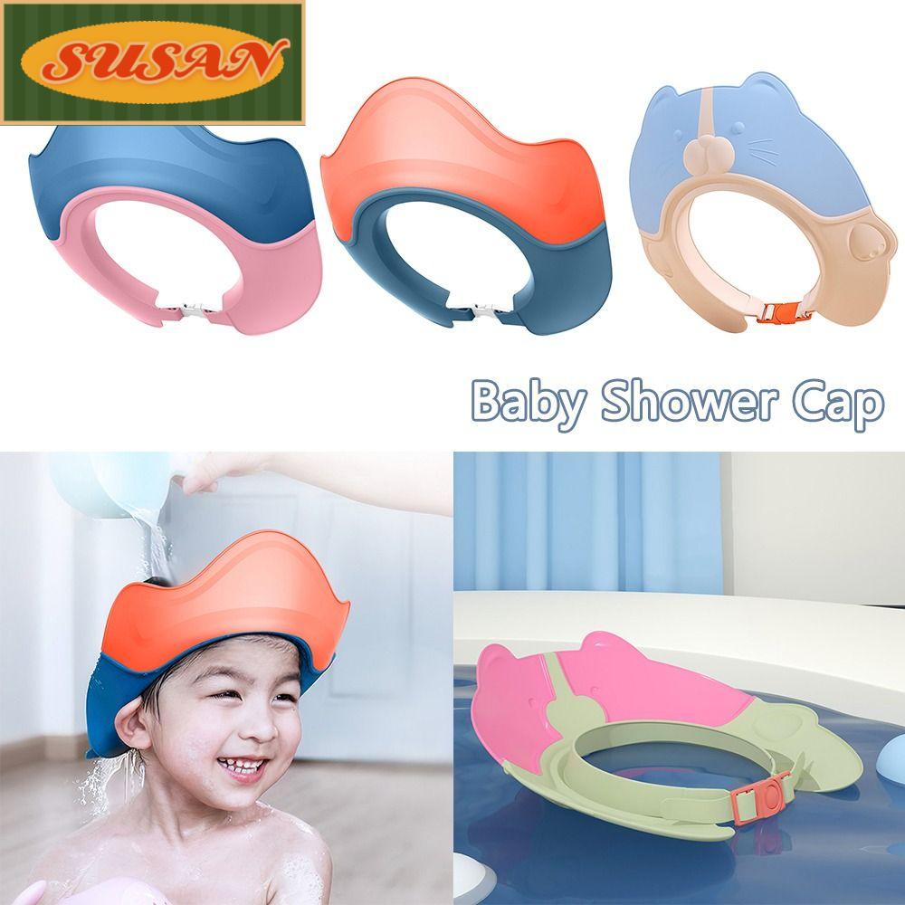 SUSANS Mũ Tắm Bảo Vệ Tai Và Mắt Mới Dành Cho Bé