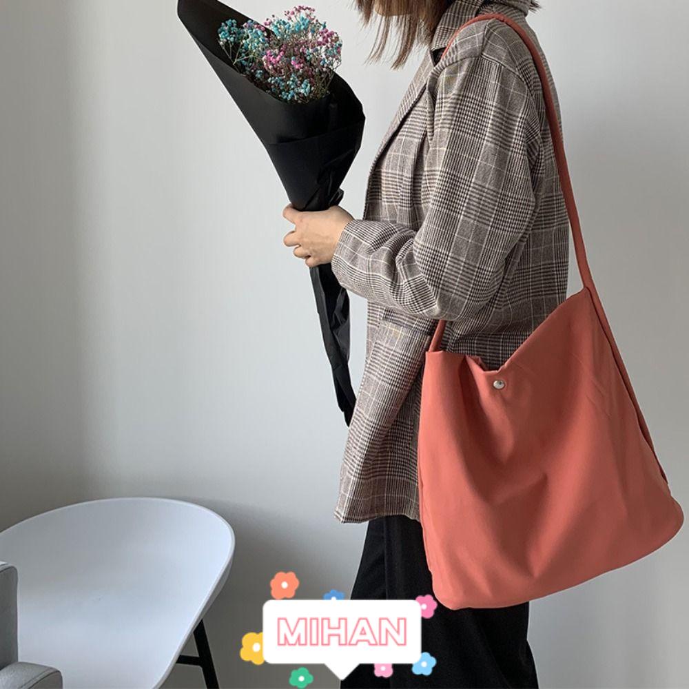 Túi Xách Đeo Vai Bằng Vải Bạt Nylon Sức Chứa Lớn MIHAN1 Cho Nữ