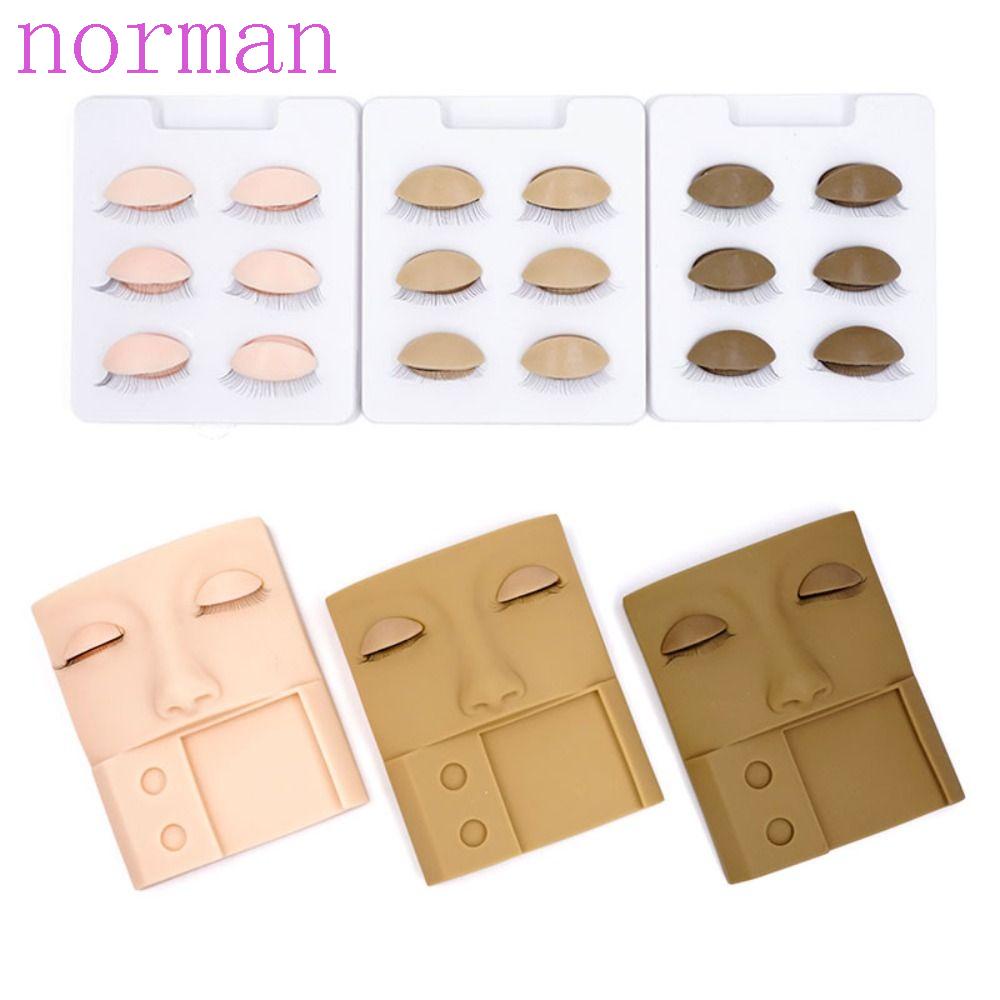 NORMAN Đầu Ma Nơ Canh 2 Cốc Tự Nhiên Luyện Tập Ghép Lông Mi Giả