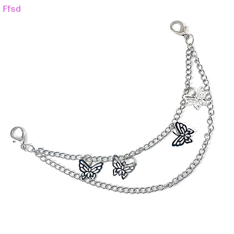 {Ffsd} Dây Xích Kim Loại Nhiều Lớp Mặt Hình Thỏ Ngôi Sao Năm Cánh Phụ Kiện Túi Xách Đeo Vai DIY Bán Chạy *