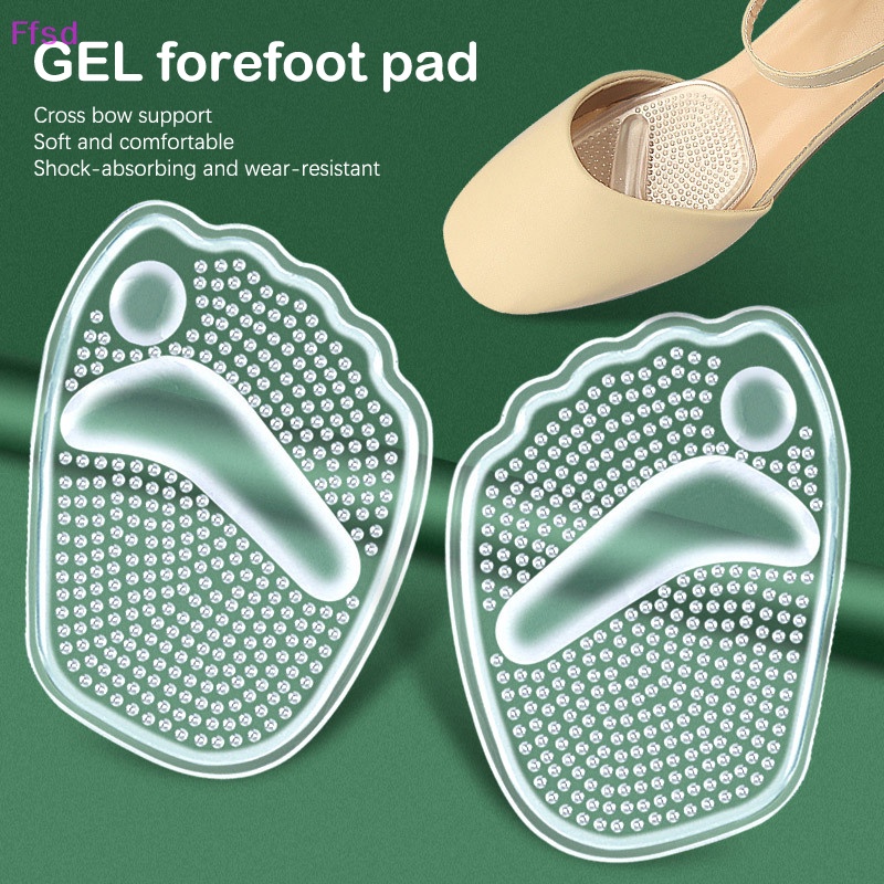 1 Cặp Đệm Silicone Lót Giày Mát Xa Chân Chống Trượt Giảm Đau