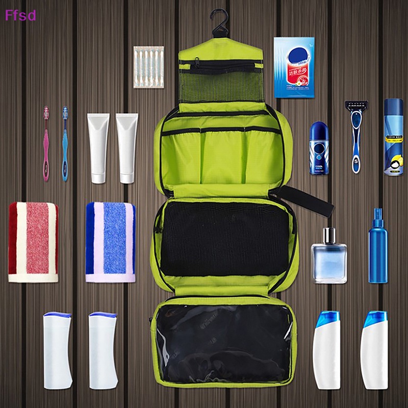{Ffsd} Túi Đựng Mỹ Phẩm / Đồ Vệ Sinh Cá Nhân Du Lịch Có Móc Treo Chắc Chắn Cho Nam Và Nữ