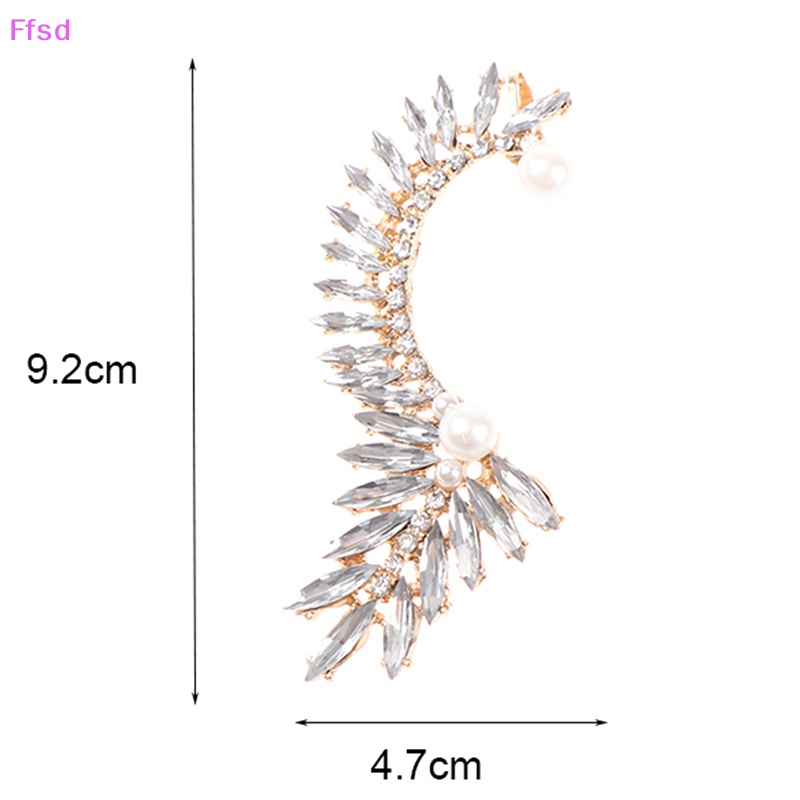 Khuyên Kẹp Vành Tai Đính Đá Pha Lê Phong Cách Bohemian