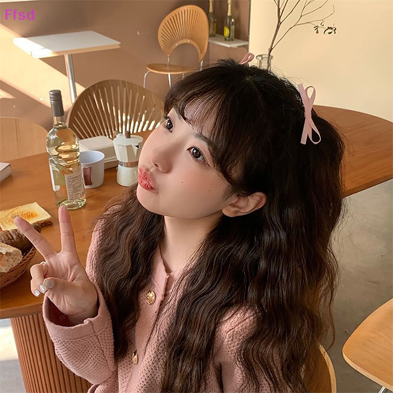 {Ffsd} Kẹp Tóc Đa Năng Kẹp Tóc Mái Nơ Viền Mềm Kiểu Công Chúa Nhật Hàn Ngọt Ngào Cho Bé Gái 2023 * Hàng Mới Bán Chạy