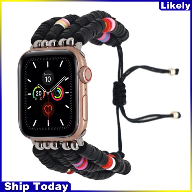 Dây Đeo Mềm Phong Cách Boho Thay Thế Cho iWatch 42-44mm