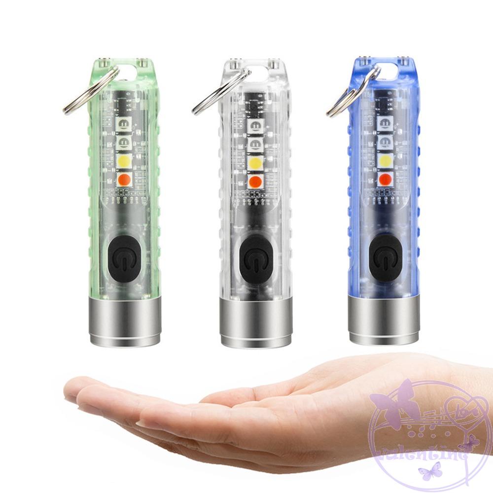 AVALENTINE Đèn Pin Mini Chống Thấm Nước Sạc USB Tiện Lợi Dành Cho Đi Cắm Trại