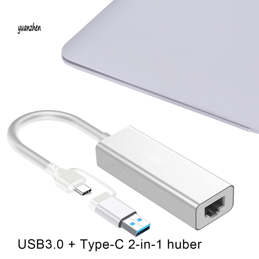 Bộ ChuyểN ĐổI Thẻ MạNg USB Type-C Sang Rj45 Lan Ethernet Cho MacBook Pro