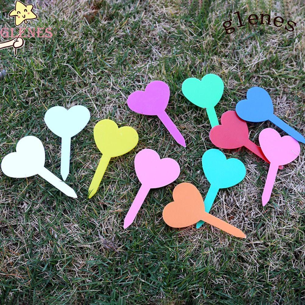 GLENES Set 100 Nhãn Ghi Chú Bằng Nhựa Chống Thấm Nước