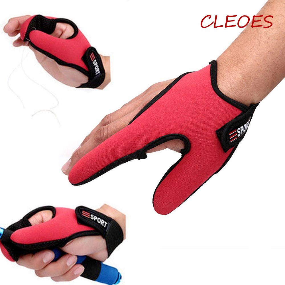 CLEOES Găng Tay Câu Cá Hai Ngón Chống Trượt Thoáng Khí