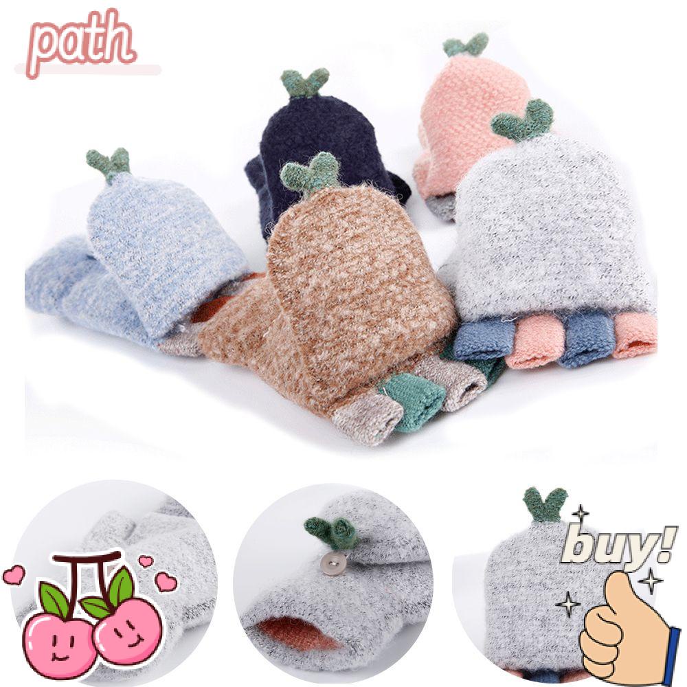 PATH Găng Tay Len Cashmere Phụ Kiện Mới Cho Nữ