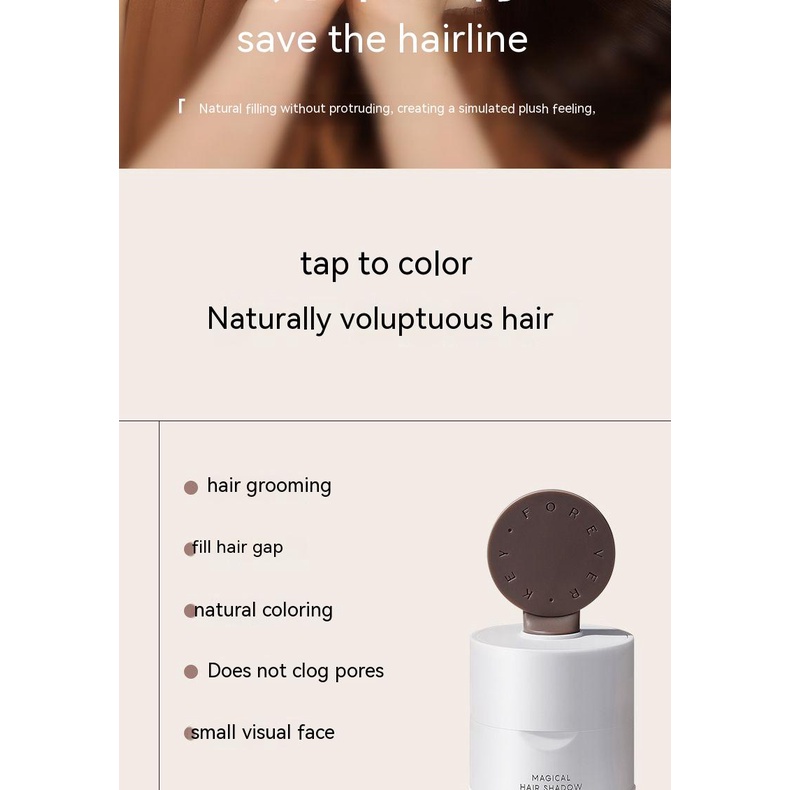 Foreverkey Phấn Che Khuyết Điểm Chân Tóc Chống Thấm Nước