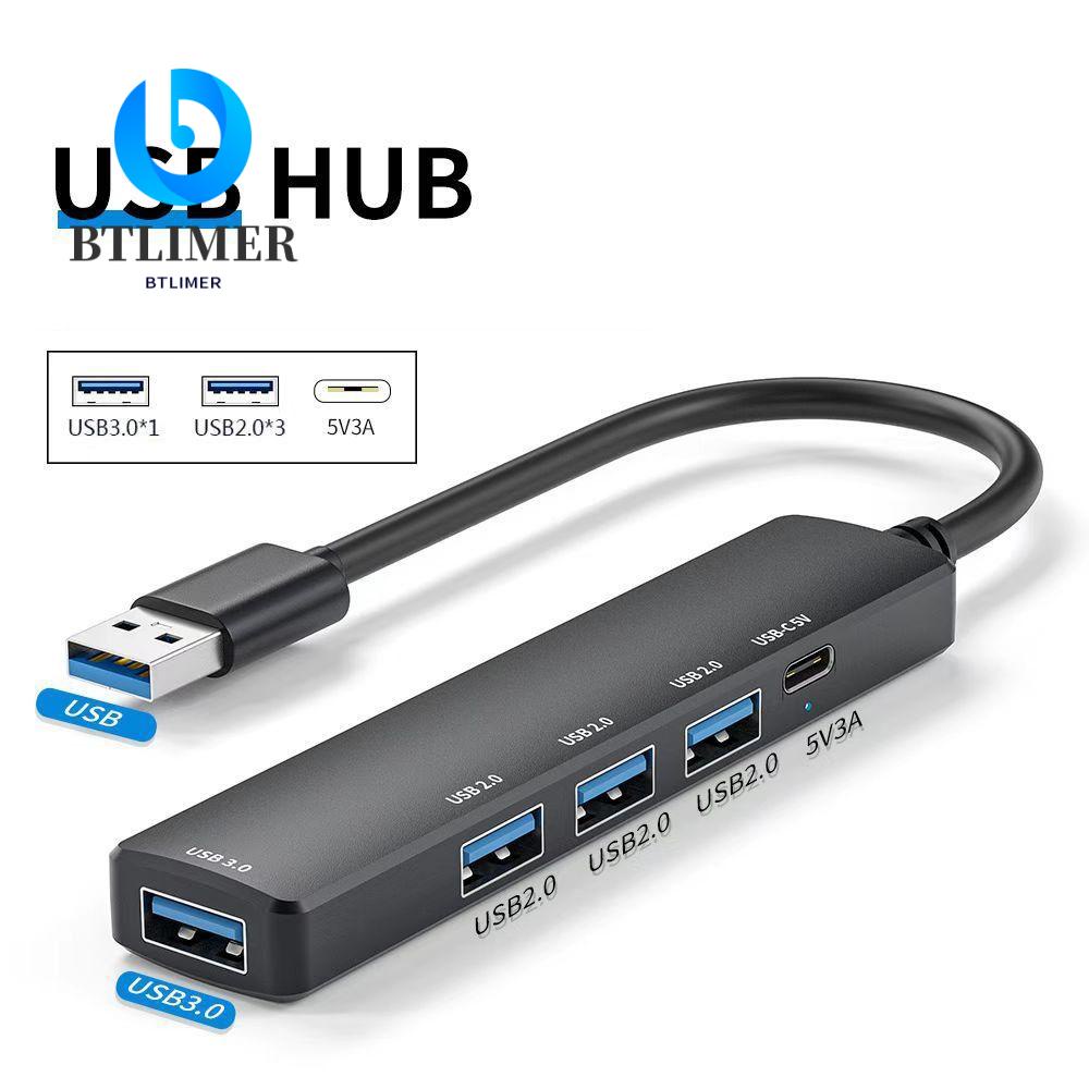 BTLIMER Bộ Chia Cổng Sạc USB 3.0 Type-C 5 Trong 1
