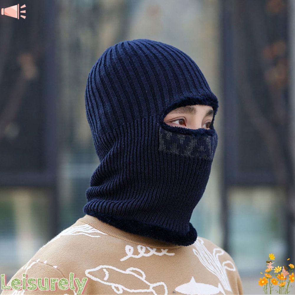 LEILY Mũ Len Balaclava Giữ Ấm Cổ