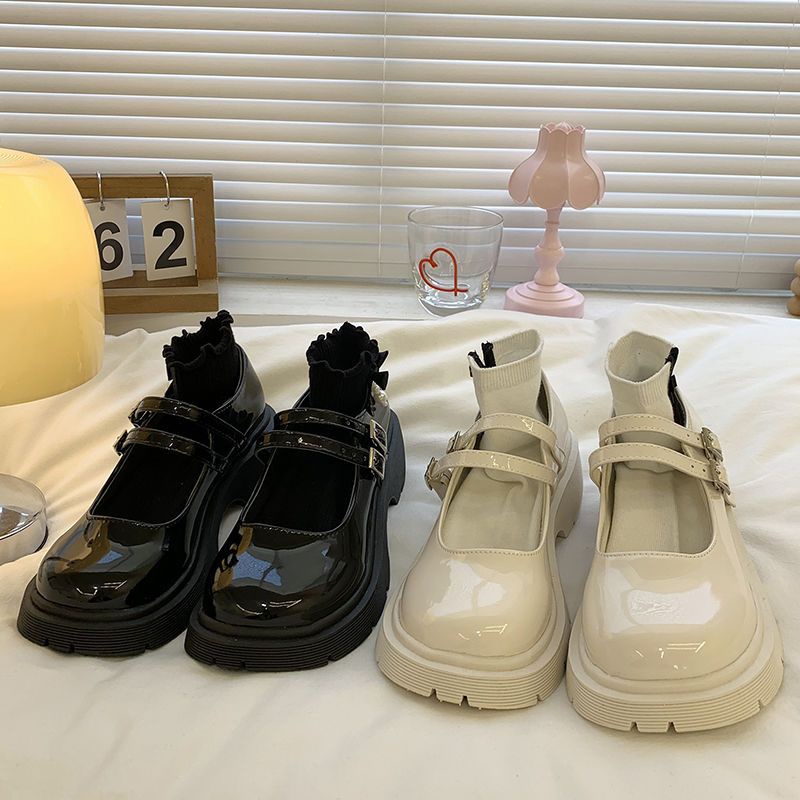 Giày Da Phong Cách Anh Quốc Thời Trang Mùa Hè Cho Nữ