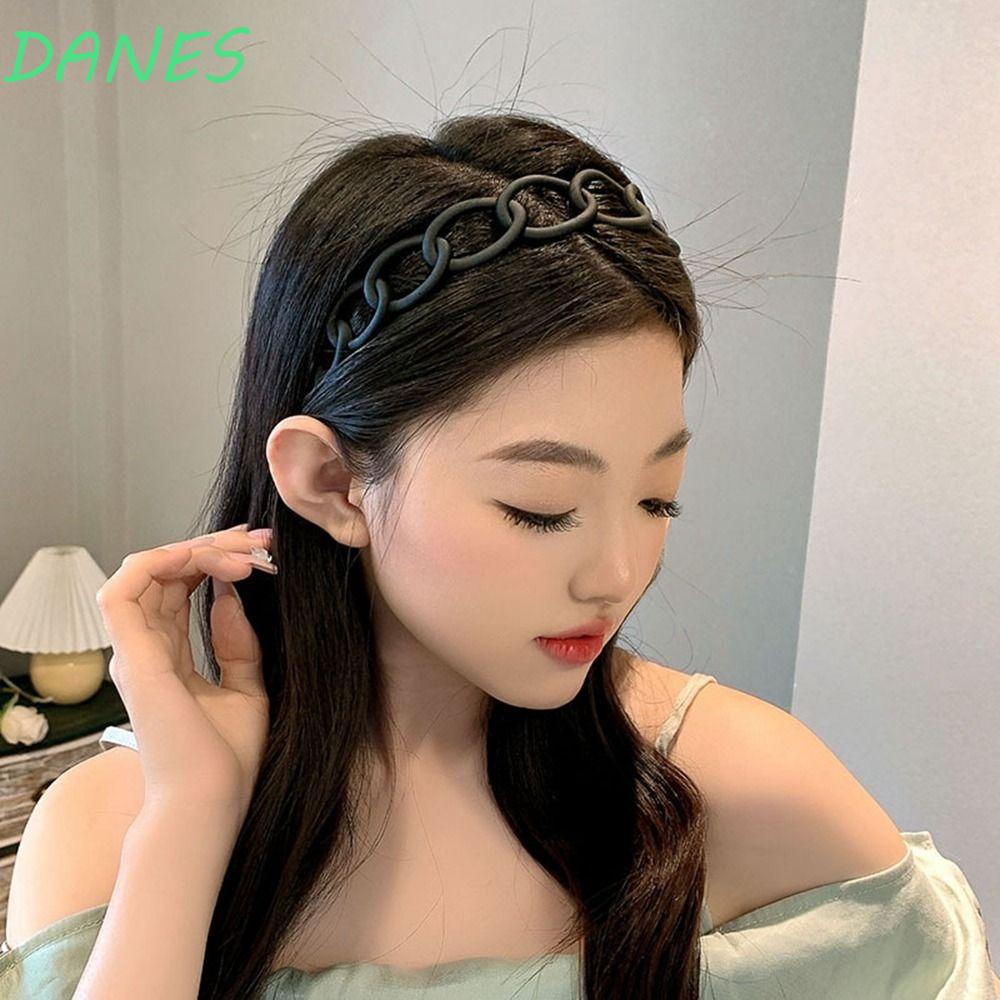 DANES Băng Đô Bện Màu Sắc Ngọt Ngào Phong Cách Hàn Quốc Cho Nam Nữ