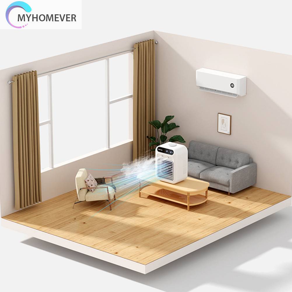 Quạt Làm Mát Để Bàn 2 Tốc Độ Tùy Chỉnh Nhỏ Gọn Tiện Dụng Cho Gia Đình