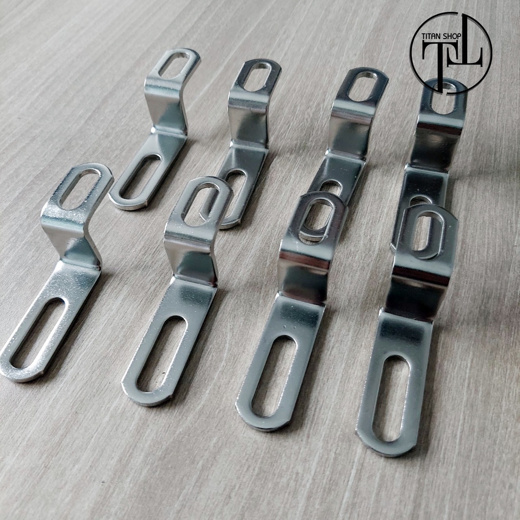 Pass inox 304 - Gắn Pô - Pát Gắn Đèn Trợ Sáng - Gắn Chân Gương 10ly ( Siêu Bền, Cứng - Không Ghỉ - Bảo Hành 10 Năm )