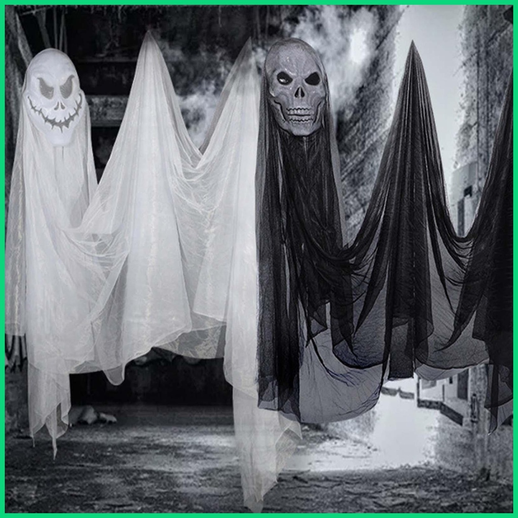 Bộ Xương Người Bay Màu Trắng Đen Trang Trí Halloween