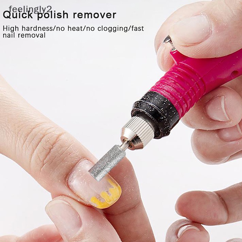 Bộ 10 Mũi Khoan Kim Cương Mài Móng Tay Chuyên Dụng