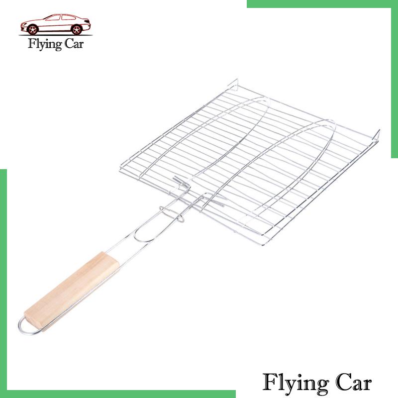 Giỏ Nướng Cá Bằng Kim Loại Có Tay Cầm Tiện Dụng Khi Đi Dã Ngoại