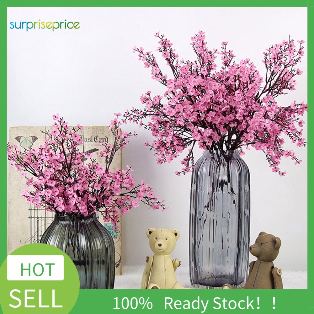 1 Bông Hoa Babysbreath Nhân Tạo Trang Trí Nội Thất Tiệc Cưới