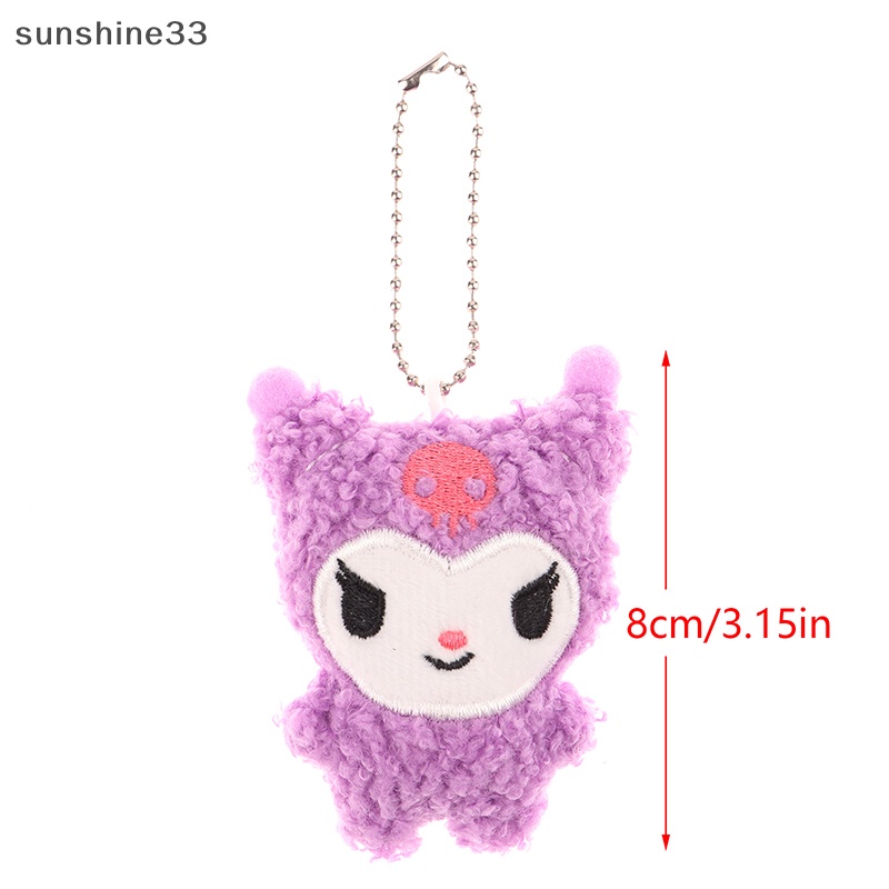 Búp Bê Nhồi Bông Sanrio Melody Kulomi Mềm Mại Treo Móc Khóa / Ba Lô / Túi Xách Trang Trí Quà Tặng Trẻ Em