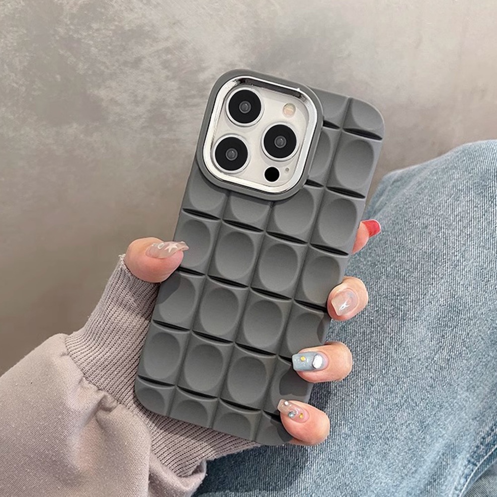 Ốp Điện Thoại TPU Mềm Nhám Chống Trượt Chống Rơi Hình Bánh Macaroon 3D Cho IPhone 11 12 13 14 Pro Max