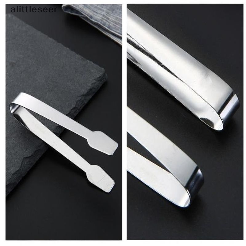 1 Kẹp Gắp Đá Mini Bằng Thép Không Gỉ