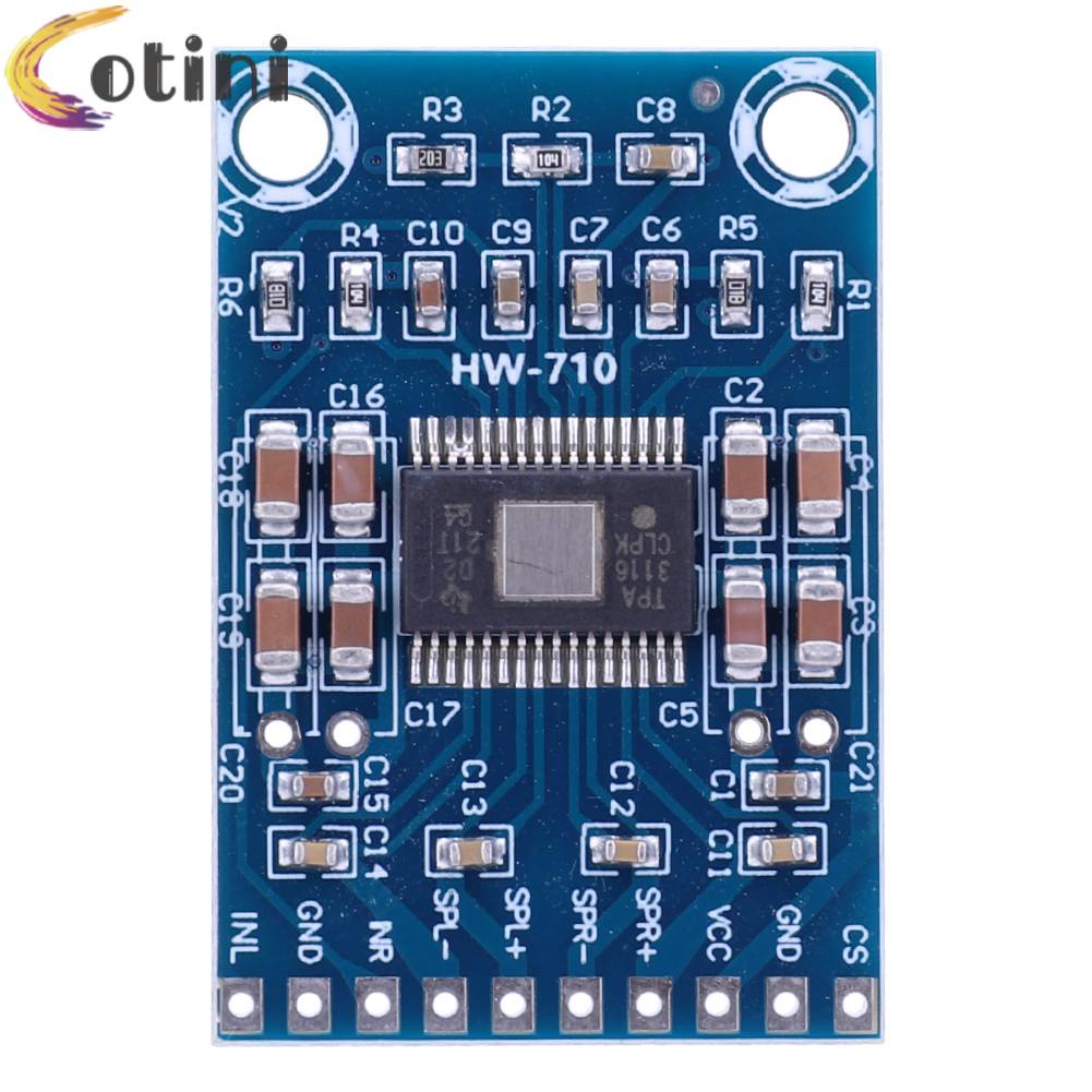 Bảng Mạch Khuếch Đại Âm Thanh Kỹ Thuật Số Hai Kênh TPA3116D2 50W