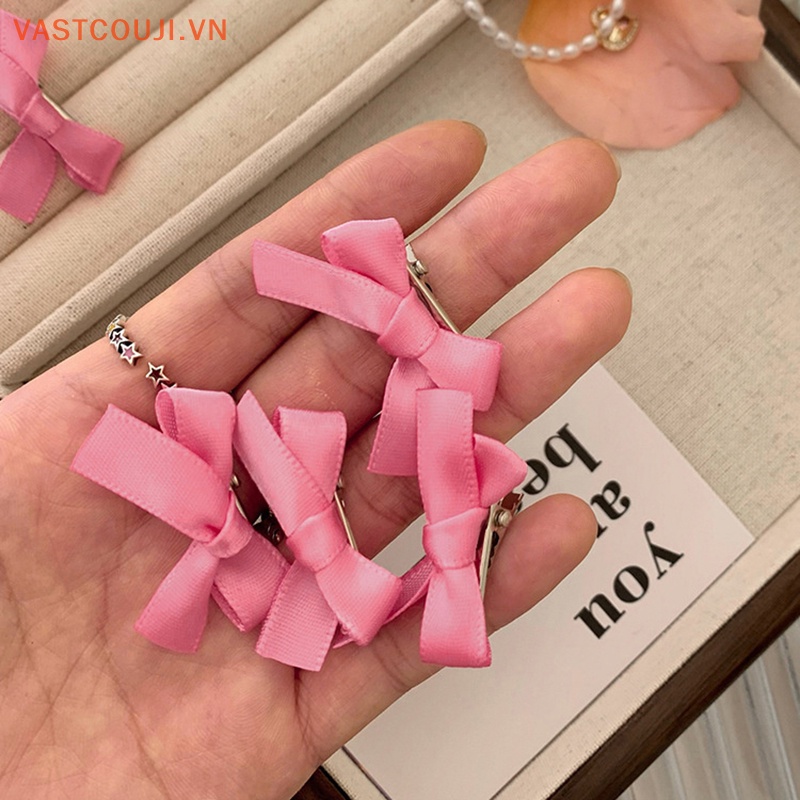 Set 5 Kẹp Tóc Nơ Nhỏ Xinh Xắn Thời Trang Mùa Hè Cho Bé Gái