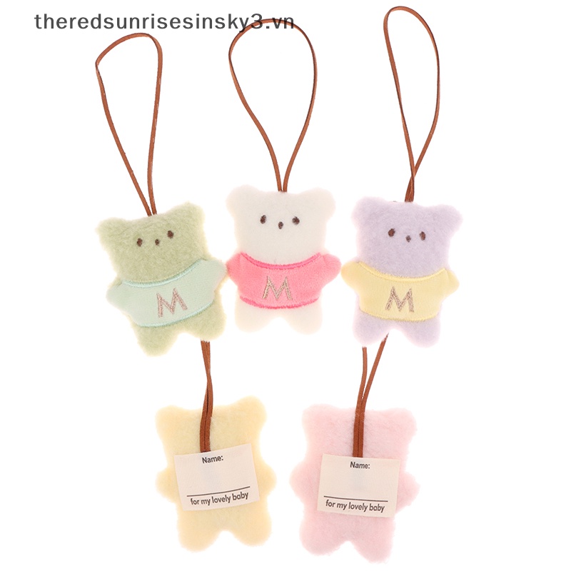 Móc Khóa Hình Gấu Bông Dễ Thương Chống Mất Tên # #