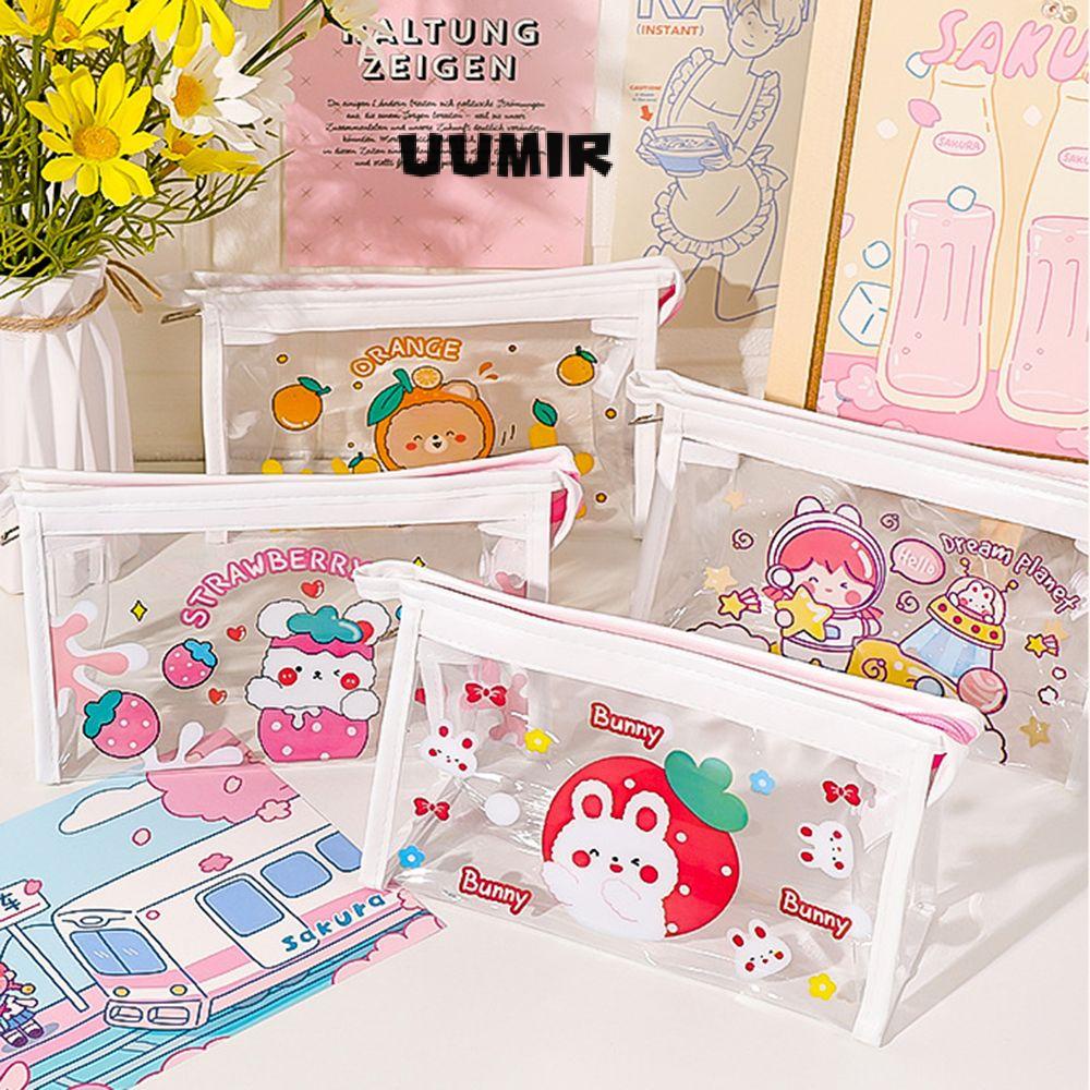UUMIR Túi Đựng Bút Trong Suốt Sức Chứa Lớn Đa Năng Tiện Dụng