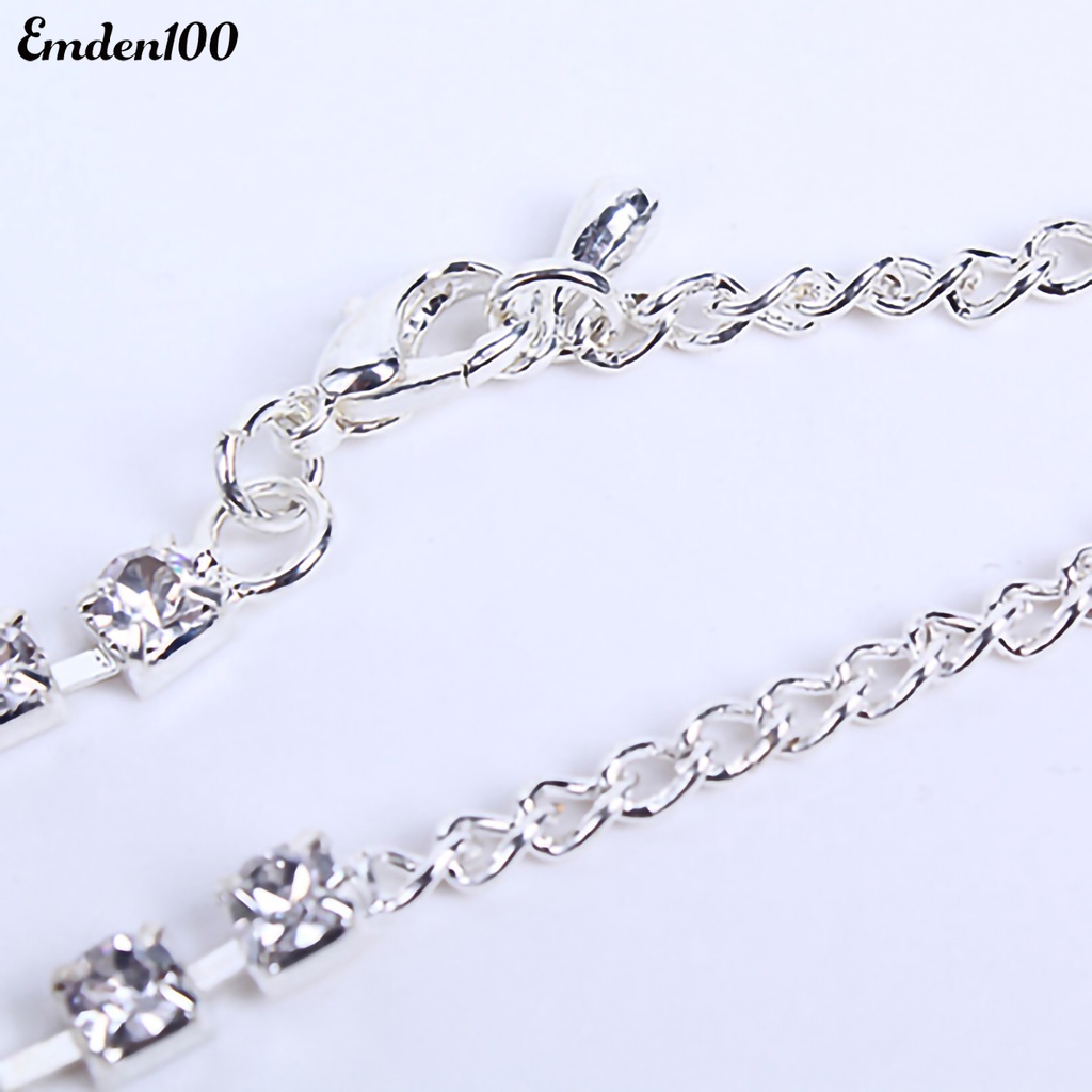 Bộ Trang Sức Vòng cổ / Bông Tai Hình Vuông / Trái Tim Tinh Tế Cho Đám Cưới